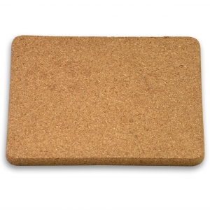 Kork Untersetzer, 19,5 x 19,5 x 1cm, pureNatur